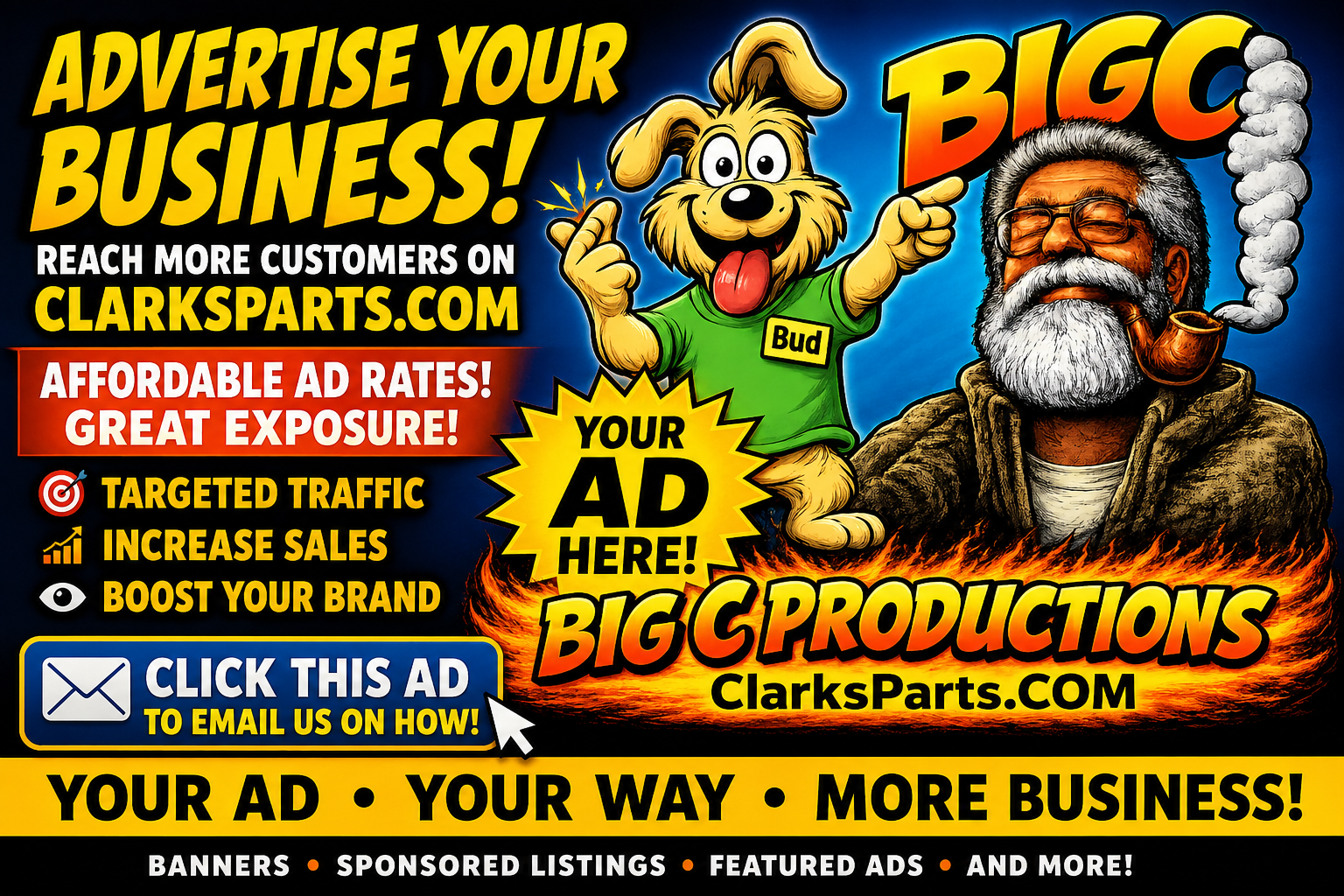 Advertise On ClarksParts.COM !