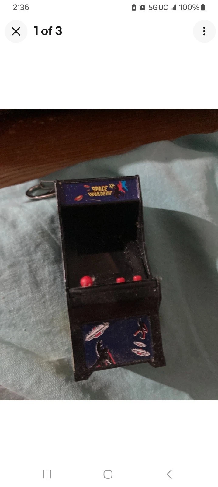 Space Invaders Game working small 4 inch