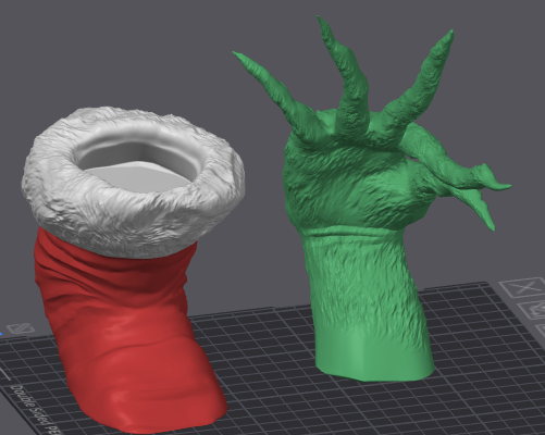 Grinch Wall Hand