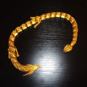 Articulated Gold Dragon 23 Inches